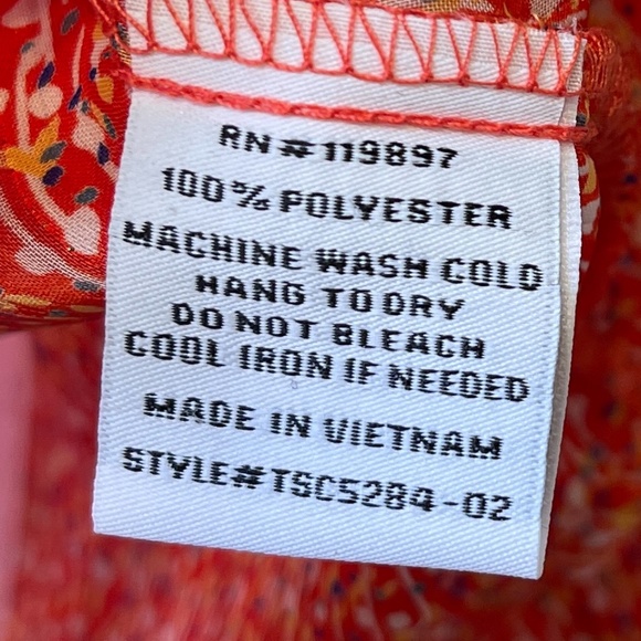 Collective Concepts | NWT Metallic Micro Floral Long Sleeve Lightweight Blouse - Picture 13 of 14